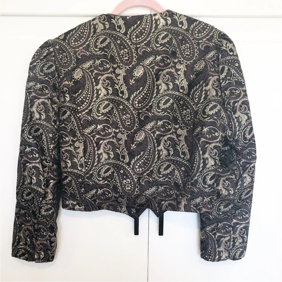 Western Pleasure Show Horse Showmanship Womens Jacket Paisley Short Blazer READ* - Picture 7 of 9